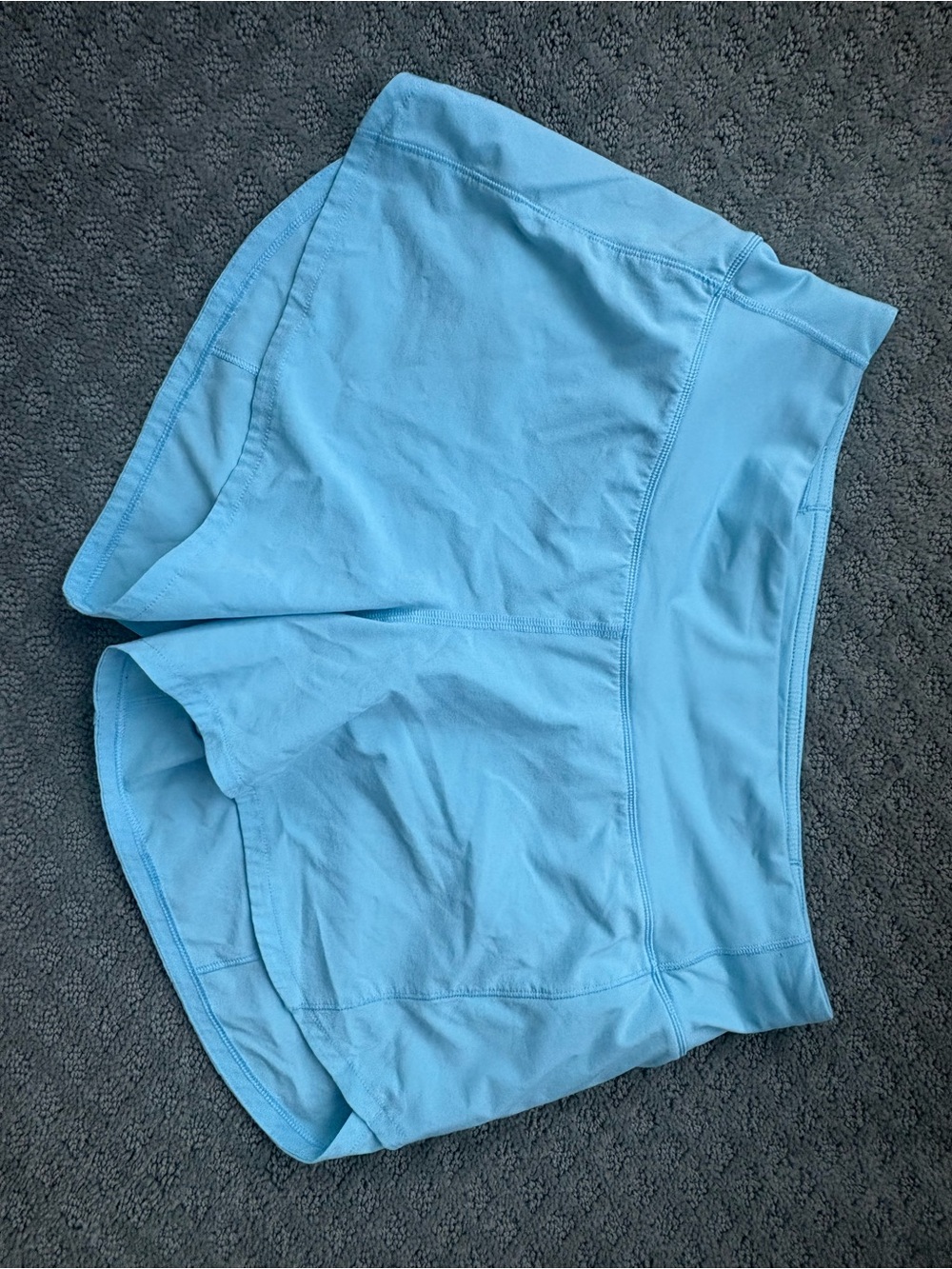 lululemon athletica sky blue athletic shorts